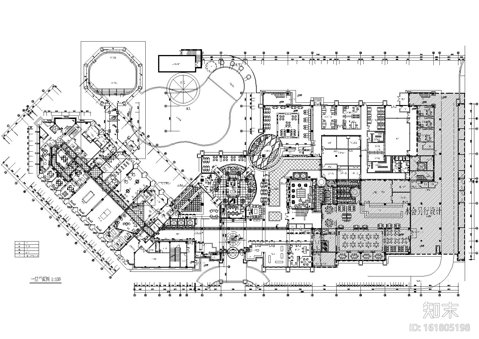 [福建]厦门海滨风五星级酒店室内装饰施工图施工图下载【ID:161805198】