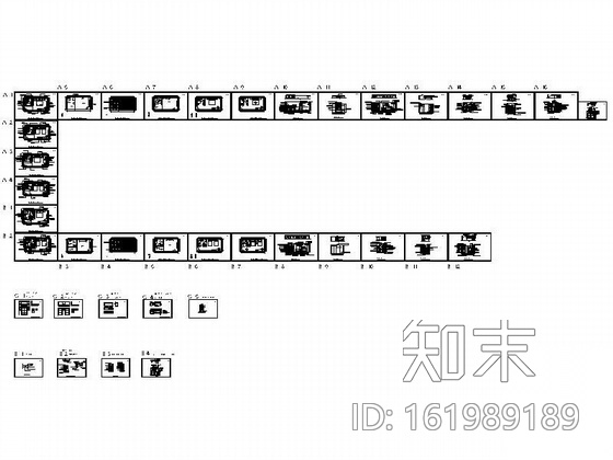 某经济连锁酒店多套标准客房装饰图cad施工图下载【ID:161989189】