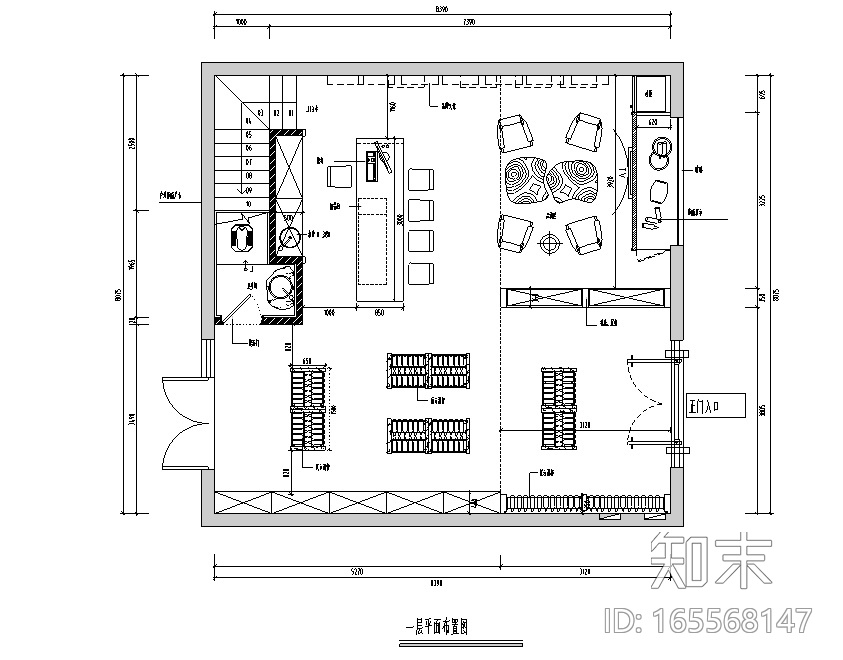 混搭风格奥旭酒庄空间设计施工图（附效果图）cad施工图下载【ID:165568147】