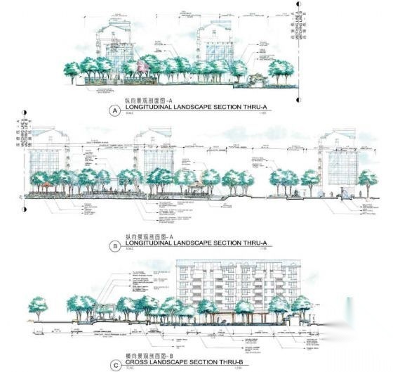 武汉东方花都天上人间景观方案cad施工图下载【ID:161119191】