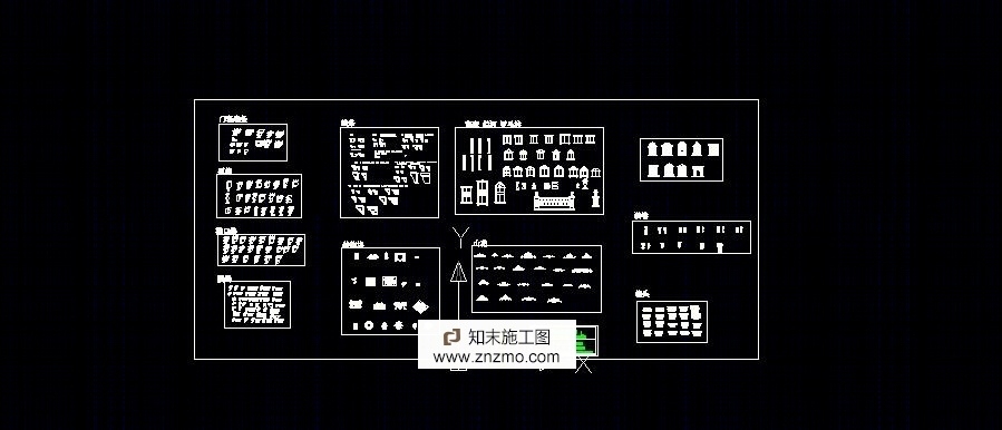 线条图集cad施工图下载【ID:16903838】