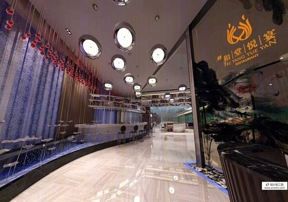 和堂悦宴餐厅施工图纸-最新cad施工图下载【ID:66921977】