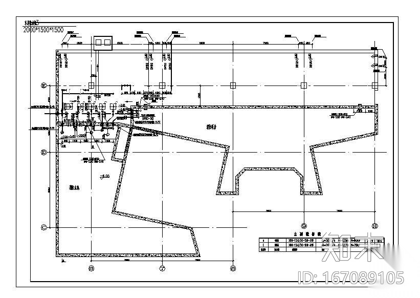 邯郸市某小区消防泵生活水泵房及中水处理站图纸cad施工图下载【ID:167089105】