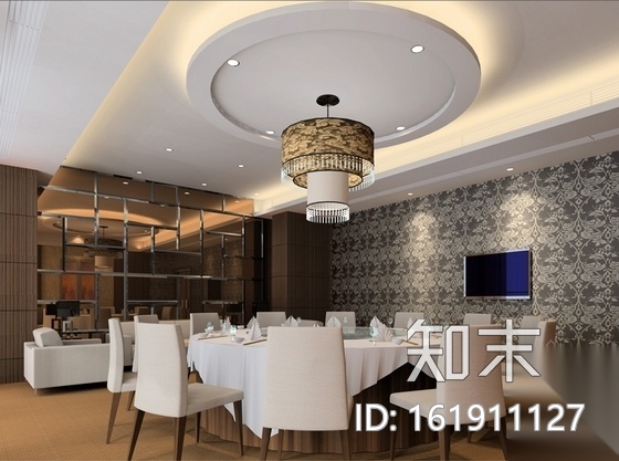 [南京]原创设计典雅中式风格商务酒店装修施工图（含效果...cad施工图下载【ID:161911127】