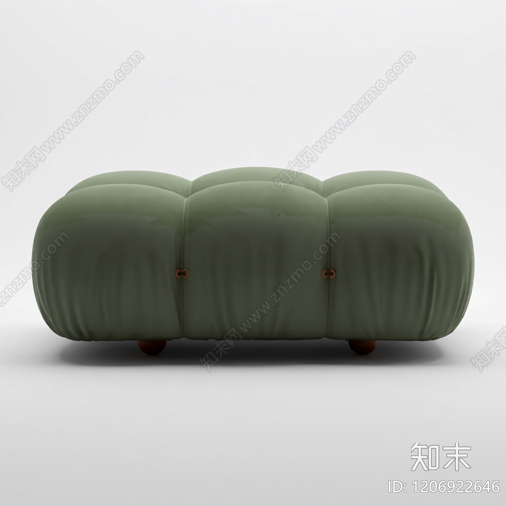 模块化布艺沙发3D模型下载【ID:1206922646】
