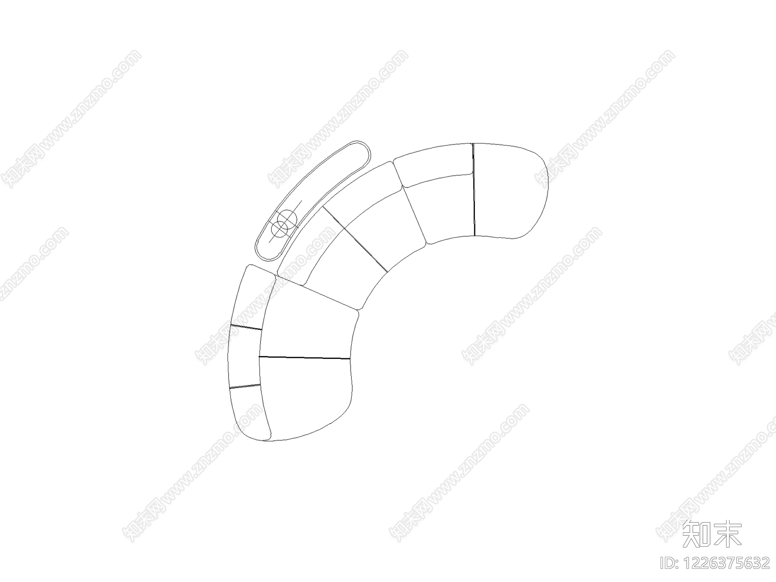 现代装饰线条CAD图纸