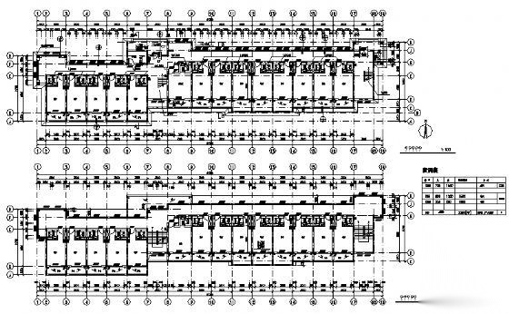 某六层学生宿舍楼建筑方案图cad施工图下载【ID:149850139】