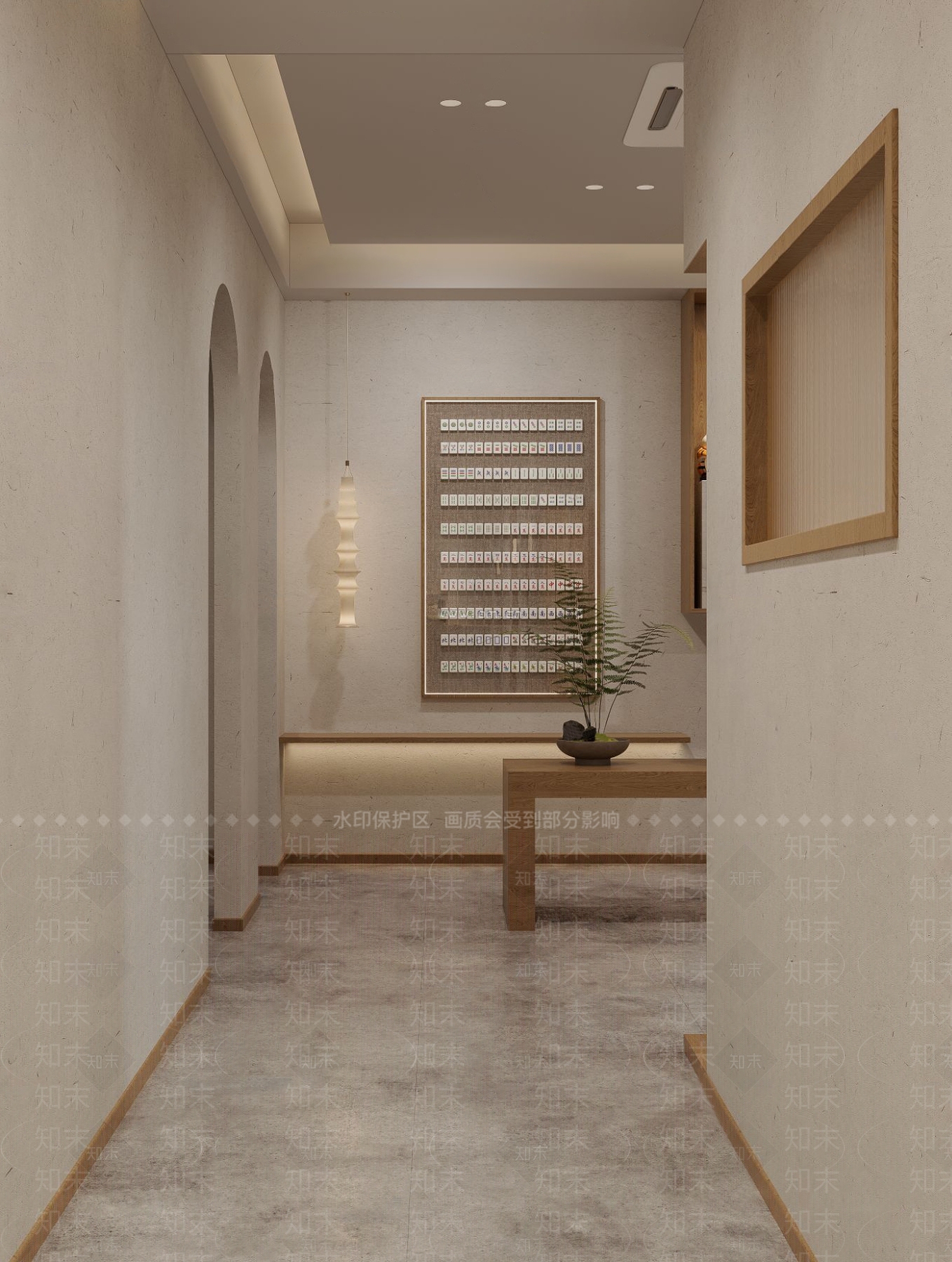 新中式麻将馆3D模型下载【ID:1127760530】