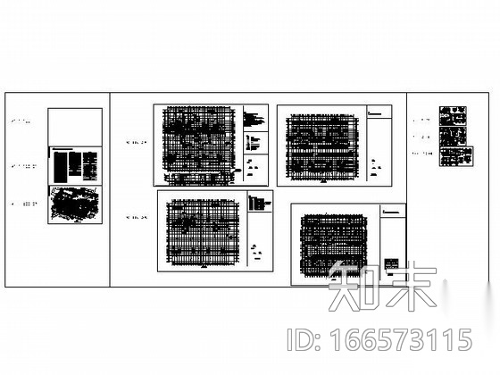 [河南]某商住小区人防地下室建筑施工图cad施工图下载【ID:166573115】