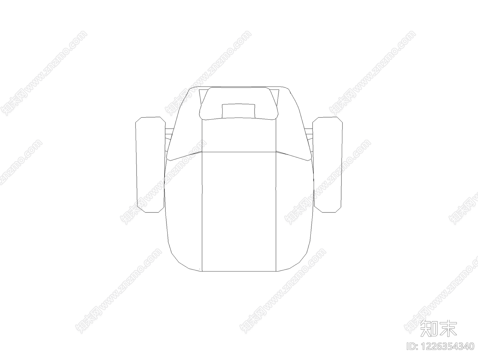现代椅子CAD图纸