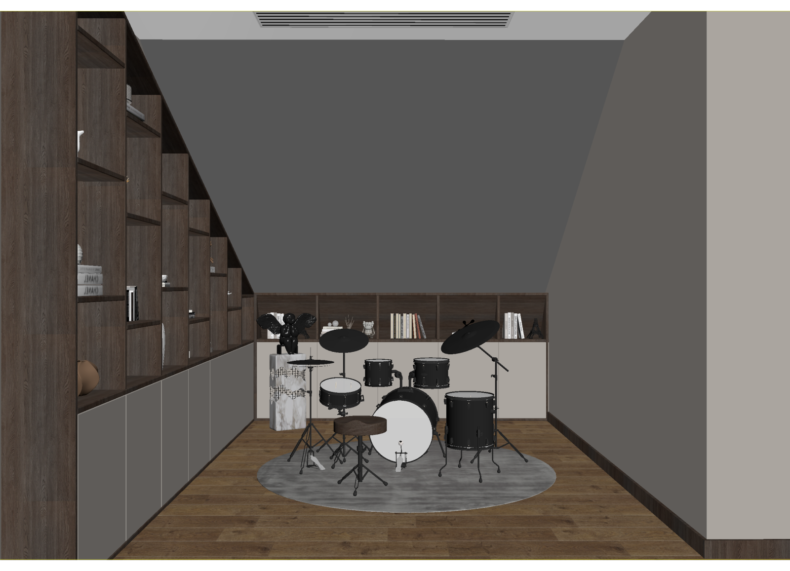 现代儿童娱乐室3D模型下载【ID:1214282589】