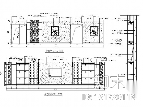 [山东]中国工商银行室内装修施工图cad施工图下载【ID:161720113】