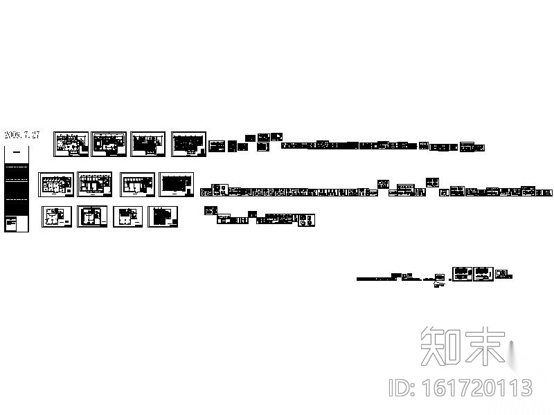 [山东]中国工商银行室内装修施工图cad施工图下载【ID:161720113】