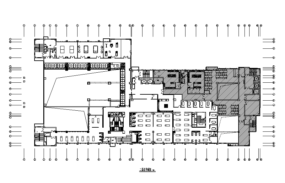 [浙江]胤隆会所洗浴中心设计施工图（附效果图+物料表）cad施工图下载【ID:160429154】