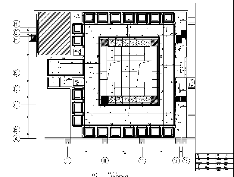 [浙江]胤隆会所洗浴中心设计施工图（附效果图+物料表）cad施工图下载【ID:160429154】