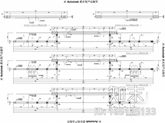 [西安]城市商务中心环境景观设计施工图cad施工图下载【ID:165135133】