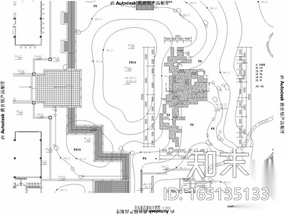 [西安]城市商务中心环境景观设计施工图cad施工图下载【ID:165135133】