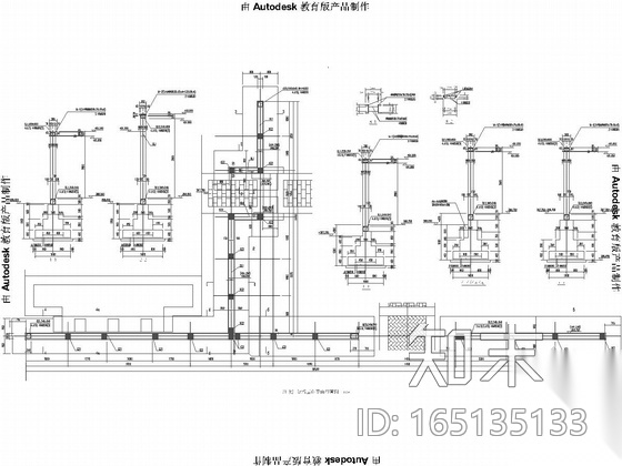 [西安]城市商务中心环境景观设计施工图cad施工图下载【ID:165135133】