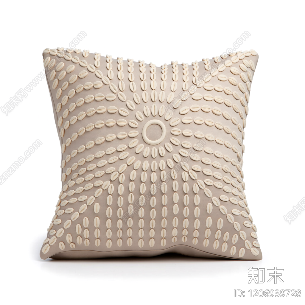 刺绣纹理抱枕3D模型下载【ID:1206939728】