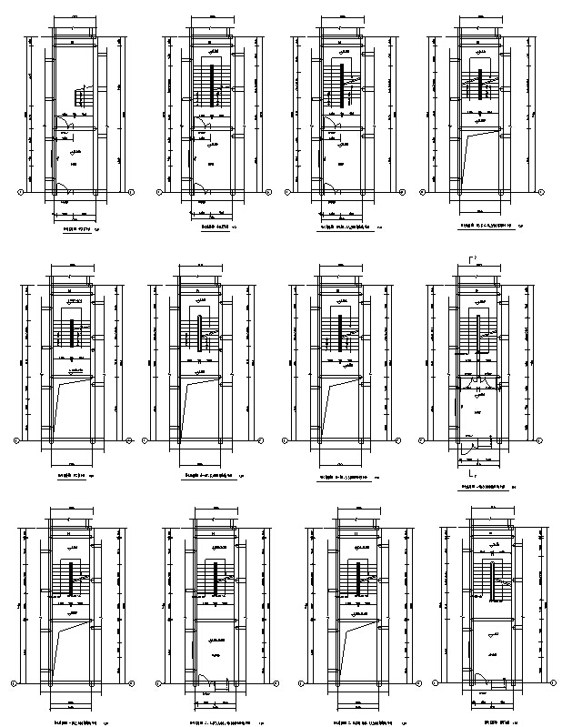 [安徽]超高层塔式办公楼建筑施工图（含水暖电全专业图纸...cad施工图下载【ID:166075193】