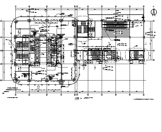 [安徽]超高层塔式办公楼建筑施工图（含水暖电全专业图纸...cad施工图下载【ID:166075193】