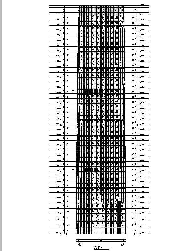 [安徽]超高层塔式办公楼建筑施工图（含水暖电全专业图纸...施工图下载【ID:149936171】