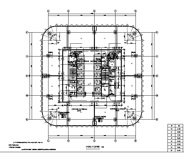 [安徽]超高层塔式办公楼建筑施工图（含水暖电全专业图纸...cad施工图下载【ID:166075193】