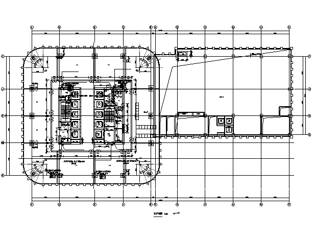 [安徽]超高层塔式办公楼建筑施工图（含水暖电全专业图纸...cad施工图下载【ID:166075193】