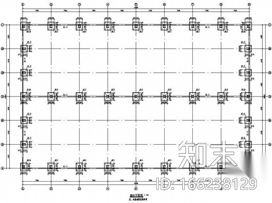 安徽某单层带气楼轻钢结构厂房全套建筑结构设计图施工图下载【ID:166238129】