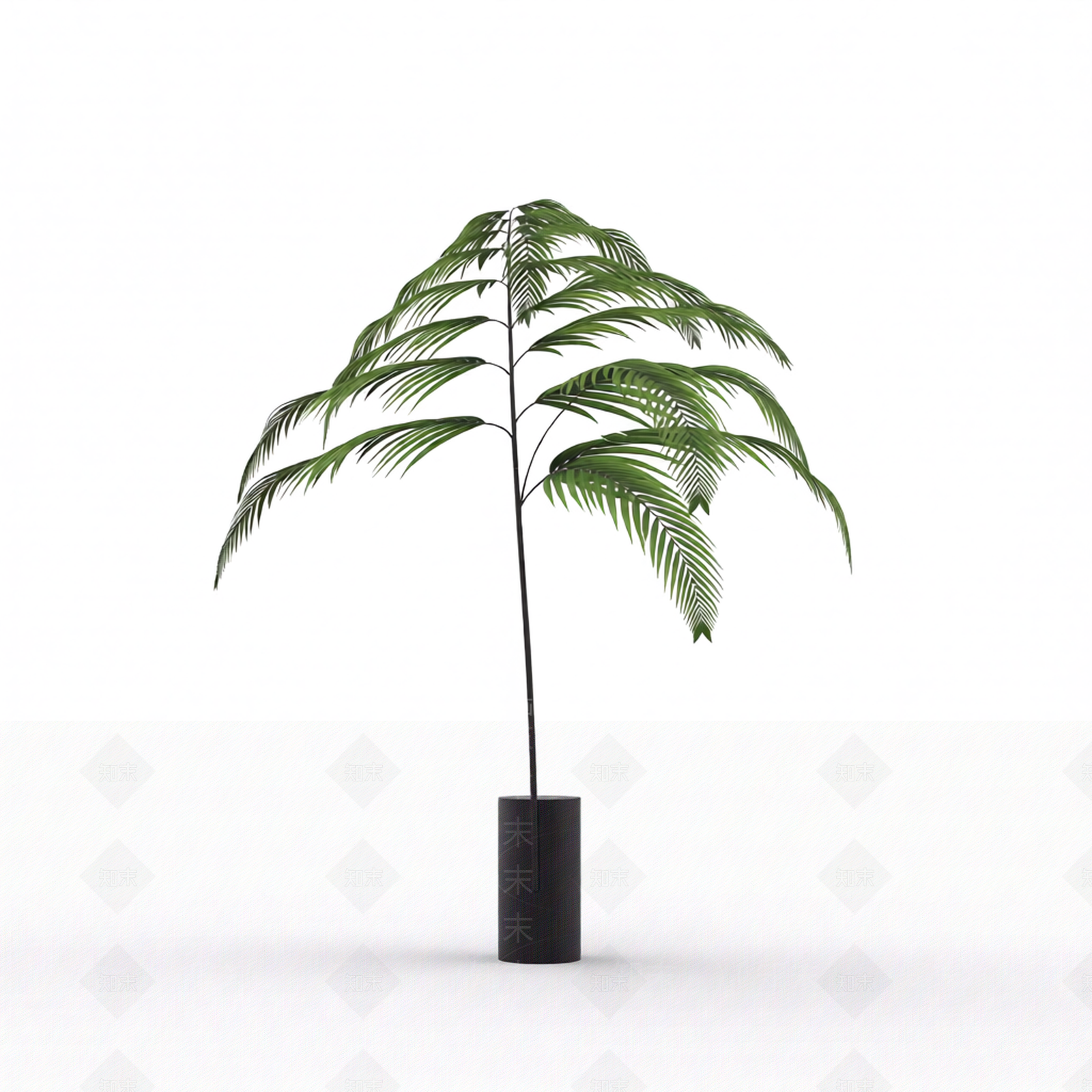 绿色枝叶植物模型3D模型下载【ID:1206183887】