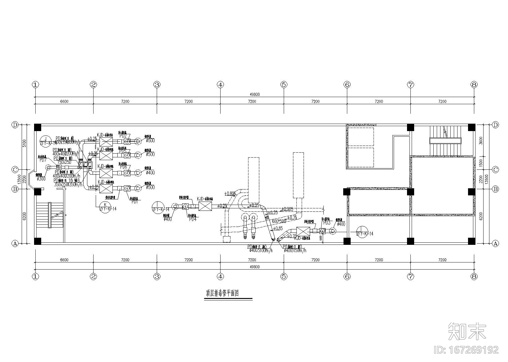 某3000平实验室暖通施工图纸cad施工图下载【ID:167269192】