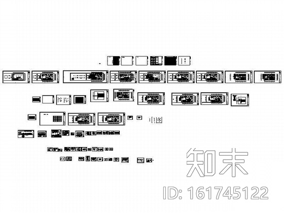 [天津]某售楼处设计施工图(装饰.水电)cad施工图下载【ID:161745122】