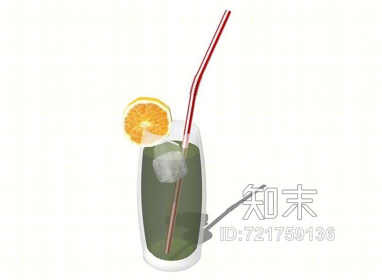 果汁饮料摆设SU模型下载【ID:721759136】