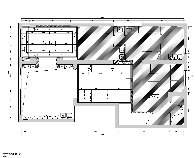 [新疆]loft风格铂晶湾咖啡厅设计施工图（附效果图）施工图下载【ID:160708110】