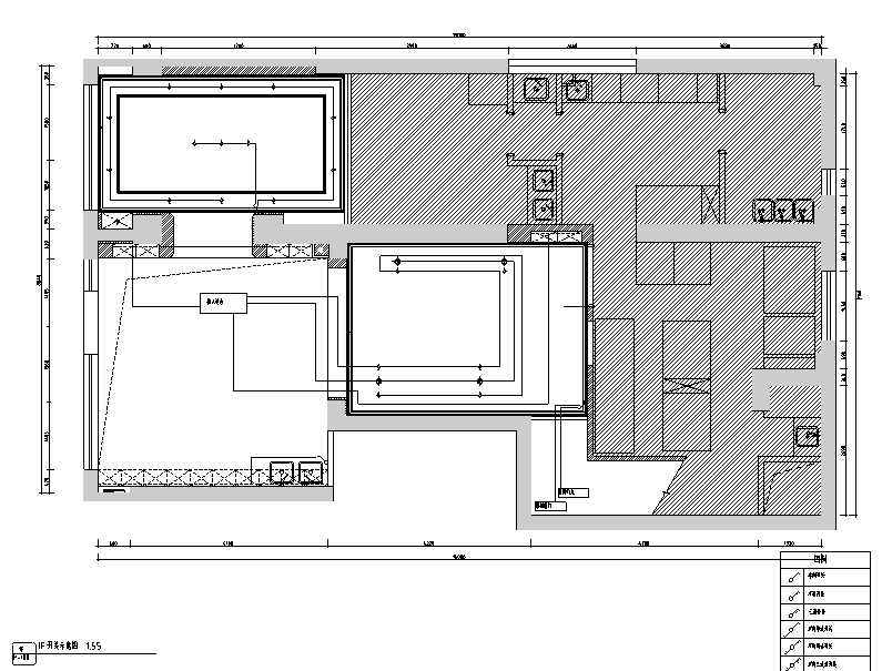 [新疆]loft风格铂晶湾咖啡厅设计施工图（附效果图）施工图下载【ID:160708110】