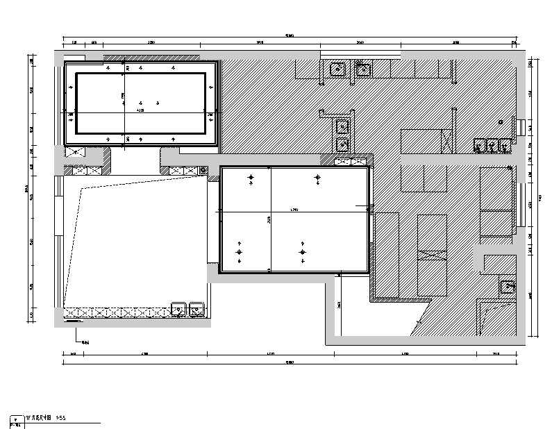 [新疆]loft风格铂晶湾咖啡厅设计施工图（附效果图）施工图下载【ID:160708110】