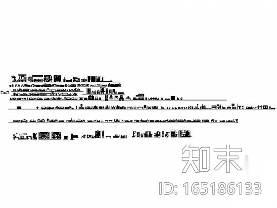 各式立面家具CAD图块下载cad施工图下载【ID:165186133】