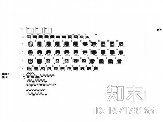 [福建]豪华现代风格私人别墅室内装修施工图cad施工图下载【ID:167173165】