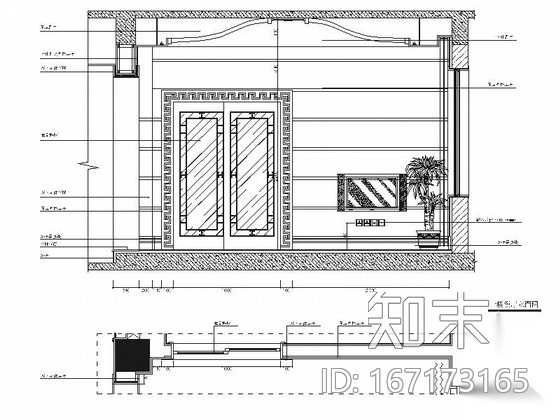 [福建]豪华现代风格私人别墅室内装修施工图cad施工图下载【ID:167173165】