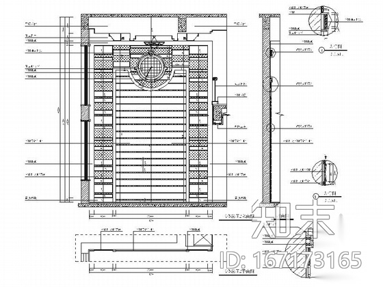 [福建]豪华现代风格私人别墅室内装修施工图cad施工图下载【ID:167173165】