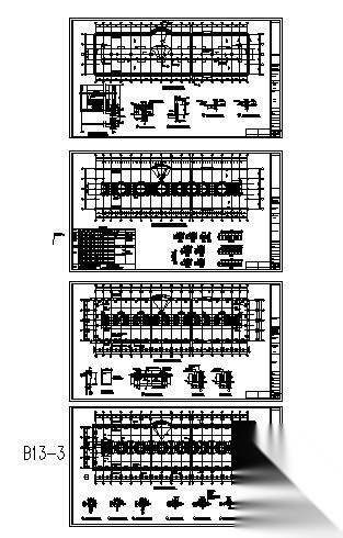 山东香港五金家居城B13-3块改造工程建筑施工图cad施工图下载【ID:160597105】