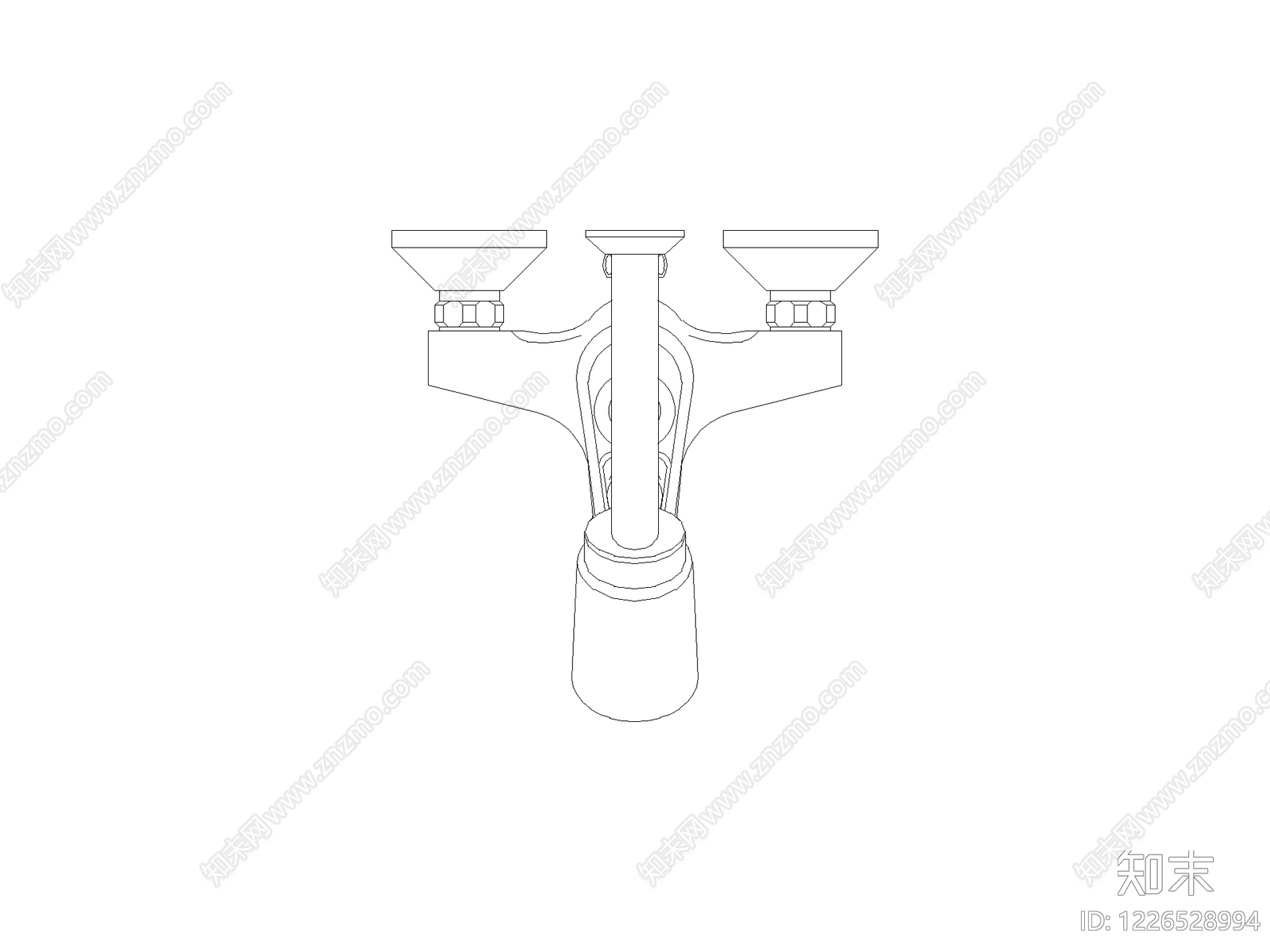 卫浴图块cad施工图下载【ID:1226528994】