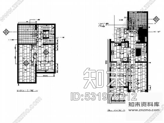 施工图上海精品现代大气三层小别墅施工图cad施工图下载【ID:531976312】