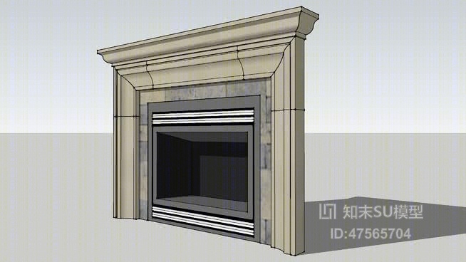 电壁炉SU模型下载【ID:219270097】