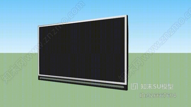大屏幕电视SU模型下载【ID:926667604】