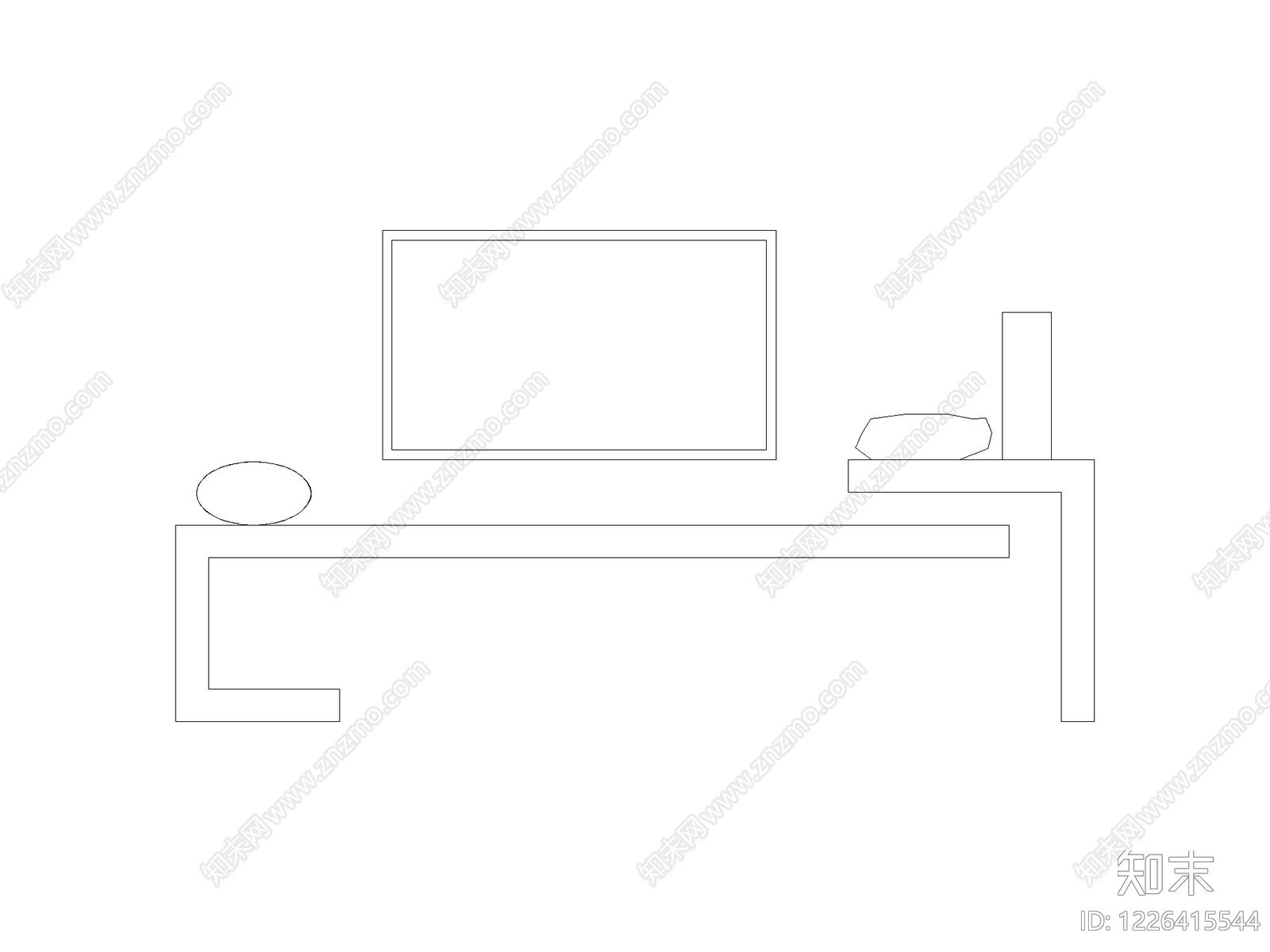 现代柜子CAD图纸