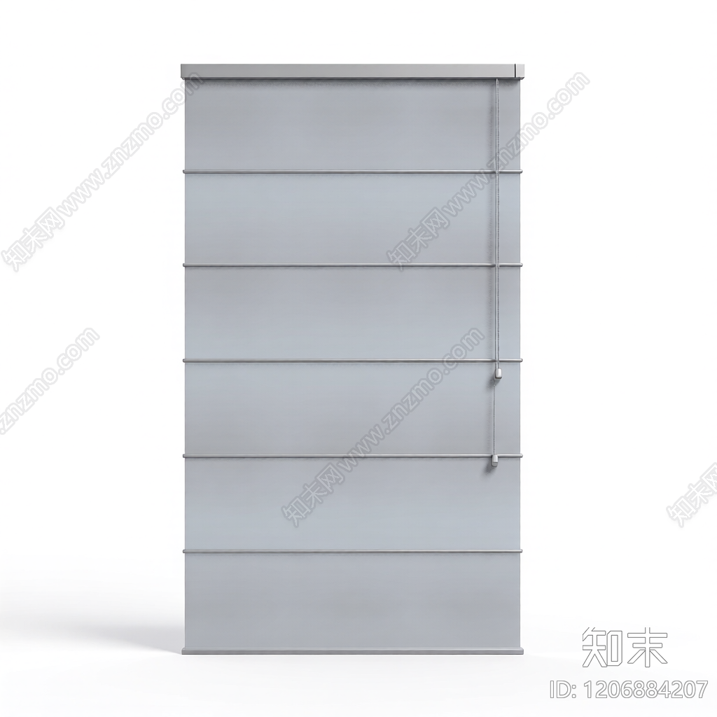 卷帘窗饰3D模型下载【ID:1206884207】