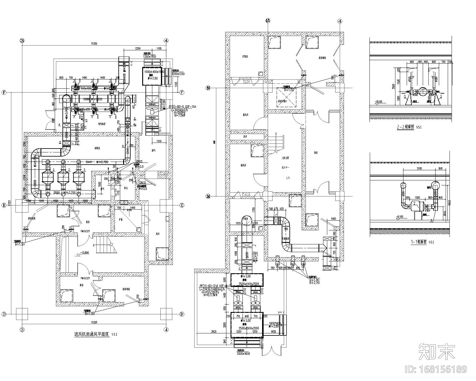 首特绿能港科技中心商业办公楼暖通空调设计cad施工图下载【ID:168156189】