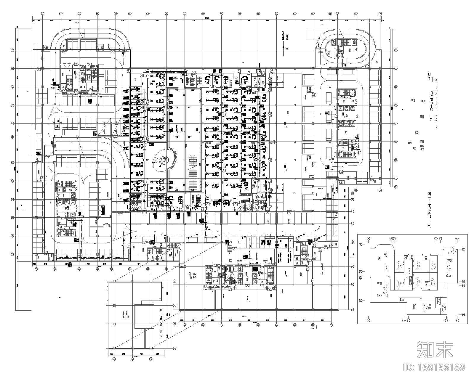 首特绿能港科技中心商业办公楼暖通空调设计cad施工图下载【ID:168156189】