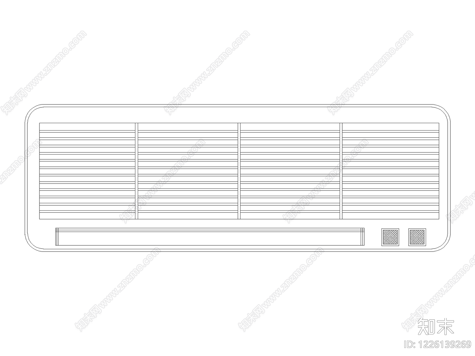 柜子cad施工图下载【ID:1226139269】